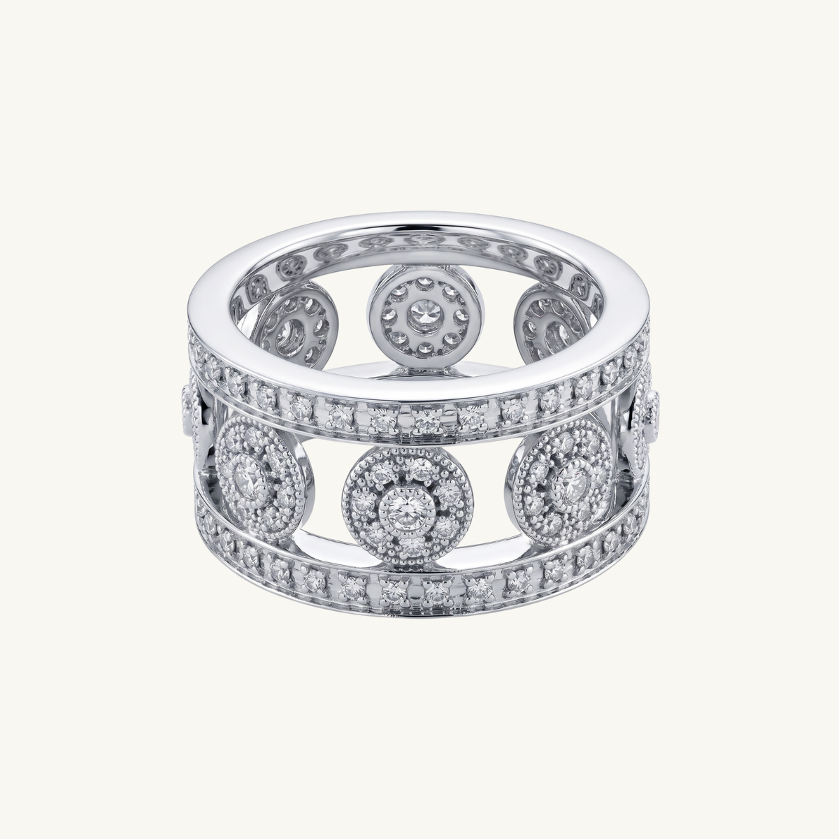 Bague Flamme Blanche