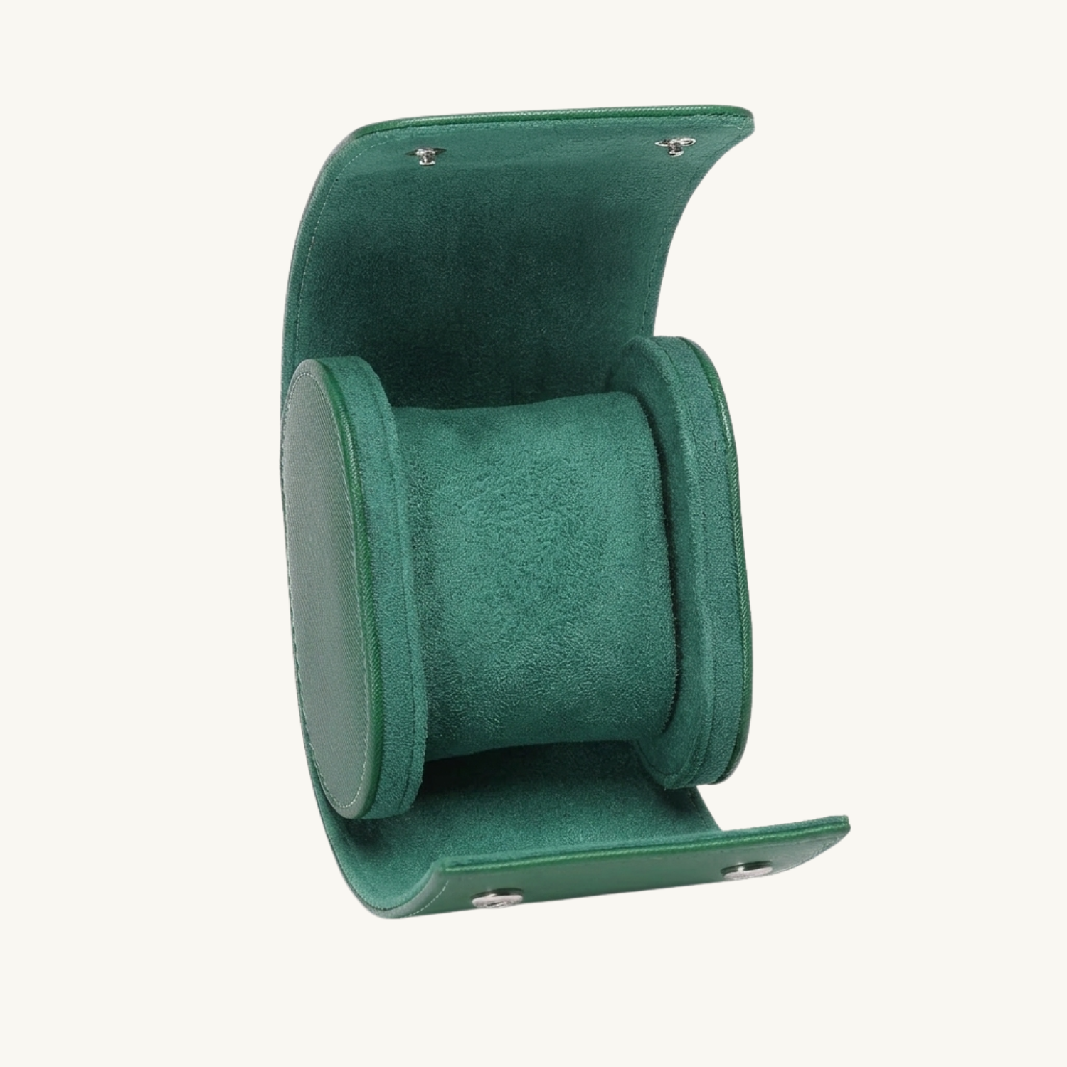 Étui de voyage vert 1 montre