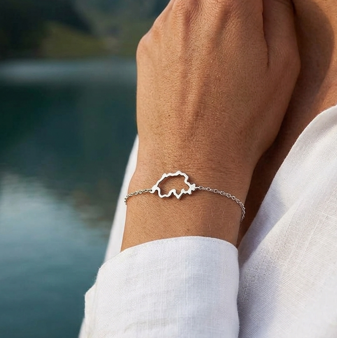 Bracelet chaîne The Map