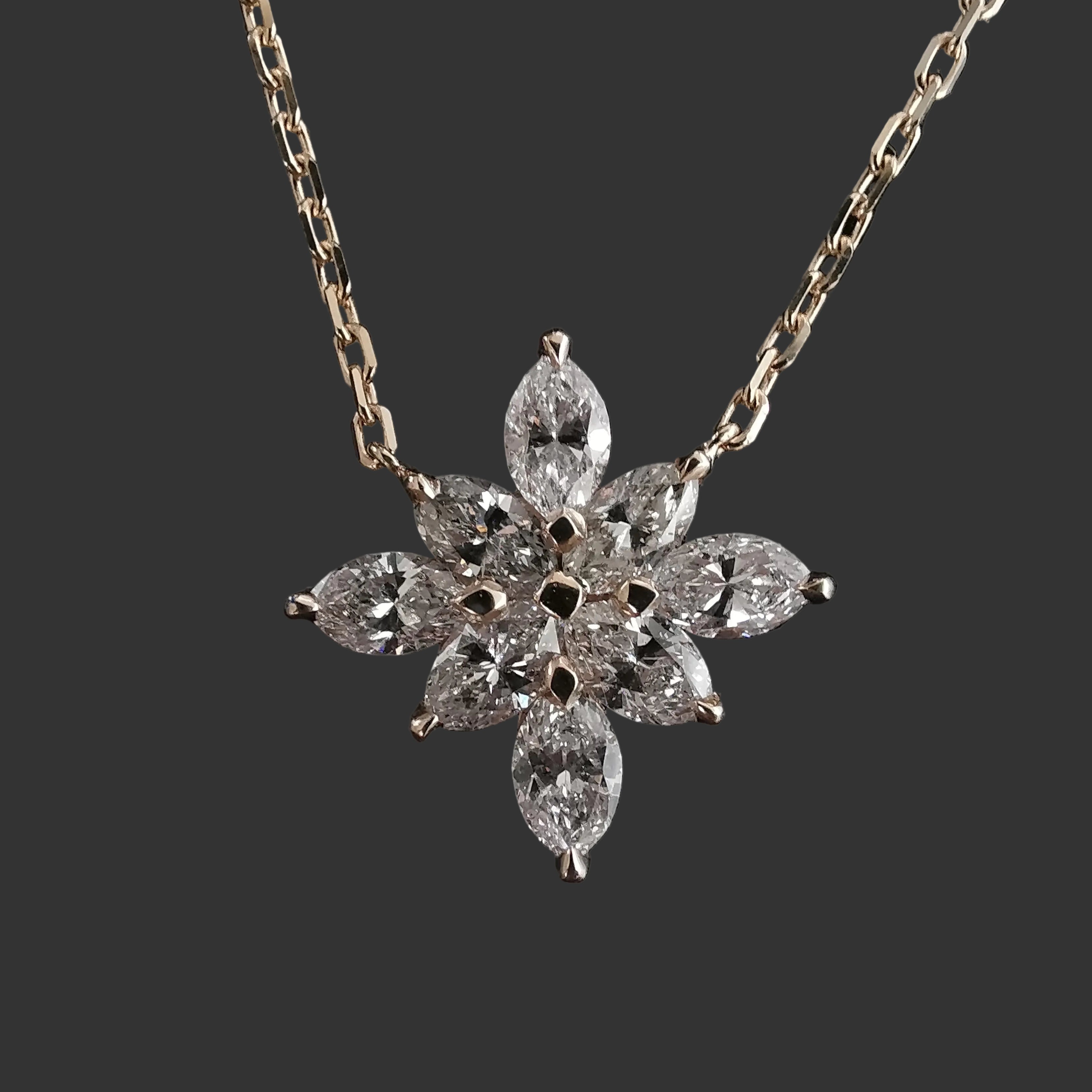 collier sur mesure transformation avec diamants